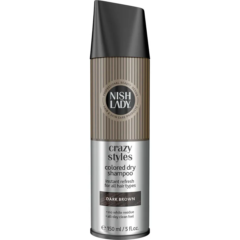 [NL1219] NishLady Dry Shampoo Dark Brown 150ml