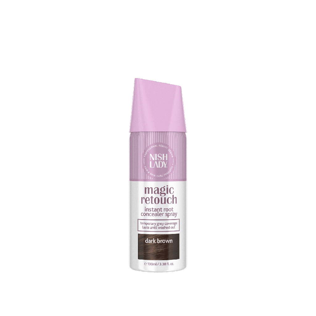 NishLady Magic Retouch Spray Dark Brown 100ml