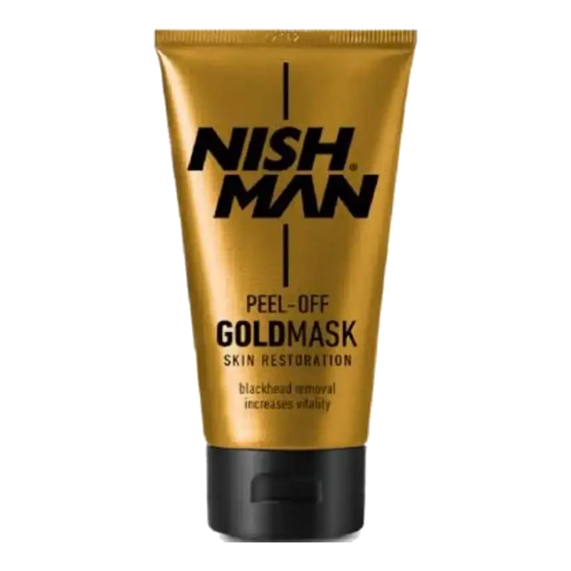[NM162] Peel-Off Gold Mask (Black)